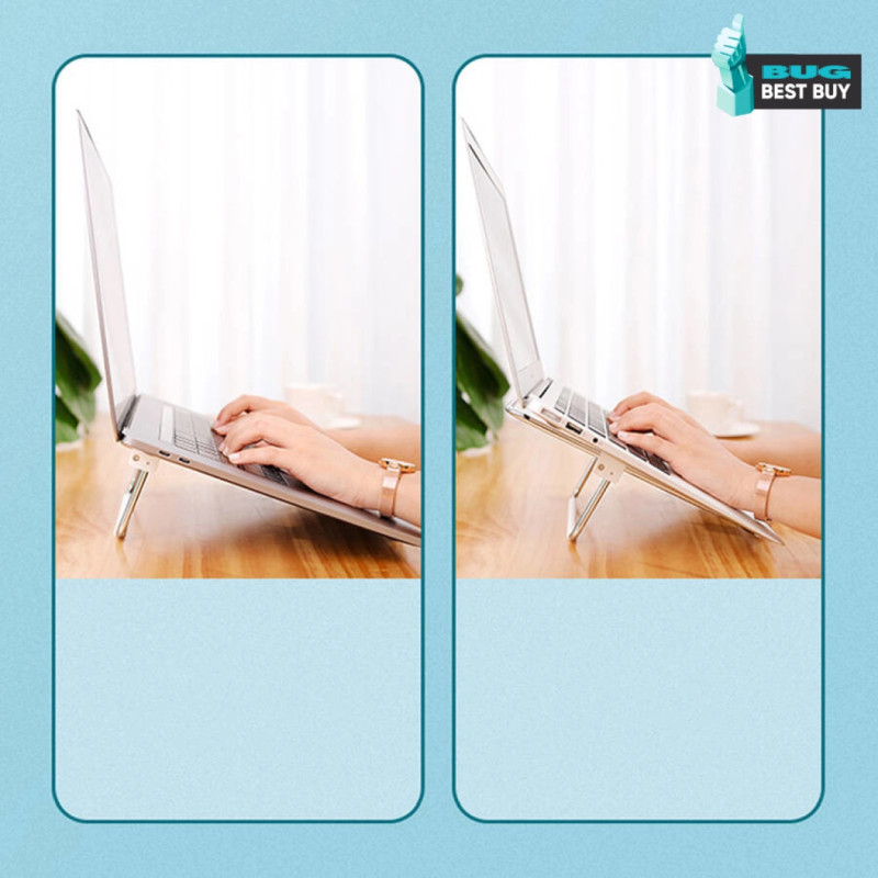 UGREEN podloga za prijenosnike do 17", nosivost do 20kg, sklopiva, podesiva po visini, siva - Slika 14