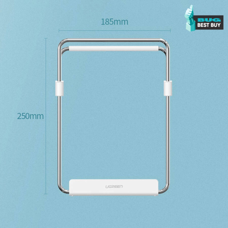 UGREEN podloga za prijenosnike do 17", nosivost do 20kg, sklopiva, podesiva po visini, siva - Slika 15