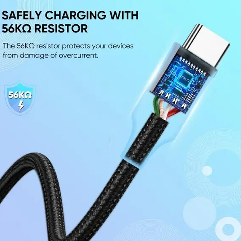 UGREEN USB-C (M) na USB-A (M) pleteni kabel MFi, 1m - Slika 5