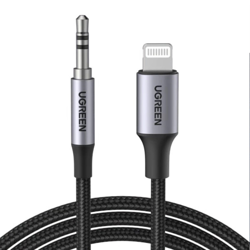 UGREEN kabel, Lightning na 3.5mm (M), 1m