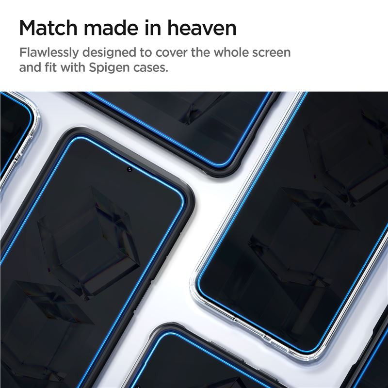 Spigen Glass EZ Fit 2 Pack - Samsung Galaxy S23+ - Slika 6