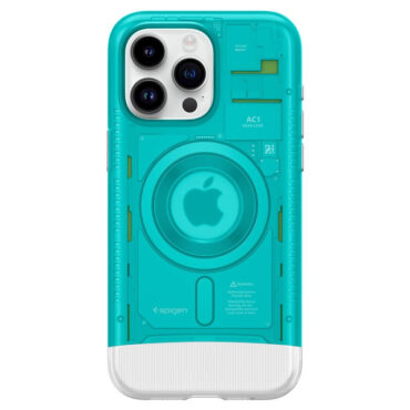 Spigen Classic C1 MagSafe, bondi blue - iPhone 15 Pro Max (ACS06608)
