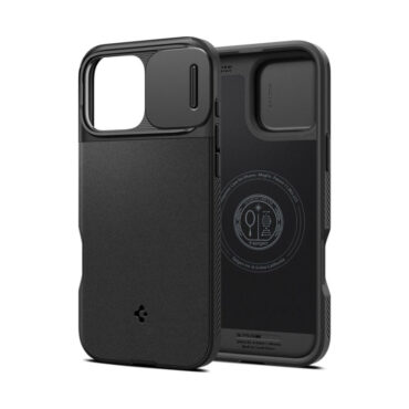 Spigen Optik Armor MagSafe, black - iPhone 16 Pro Max (ACS08015)