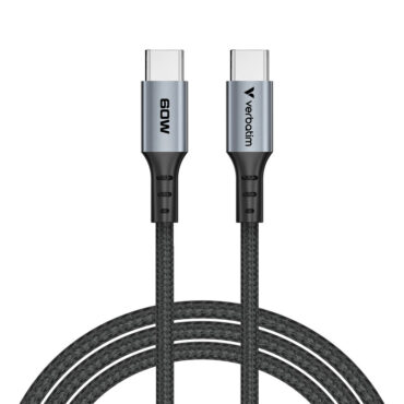 Verbatim Sync & Charge kabel USB-C na USB-C 100W, 120 cm