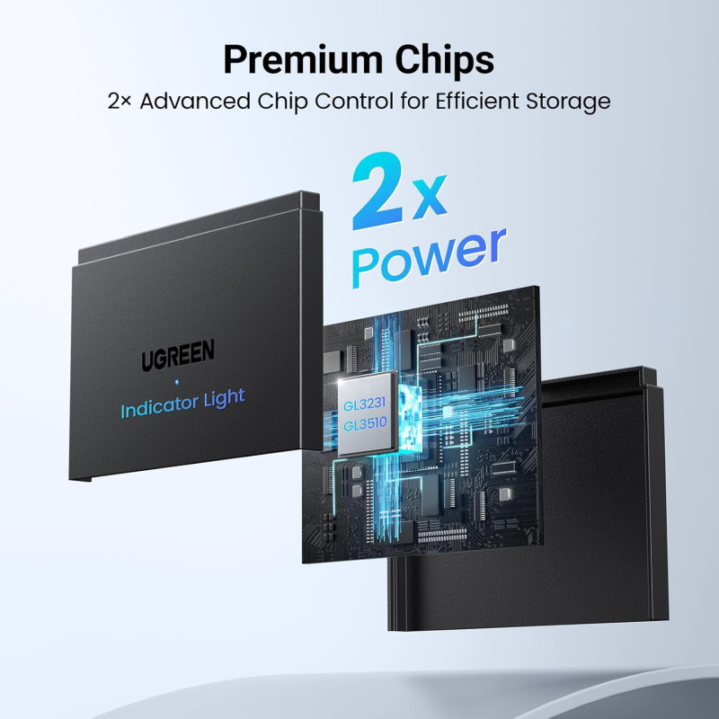 UGREEN 4-portni USB-C/A HUB 2xUSB-A, 1xSD, 1xTF, sivi - Slika 8