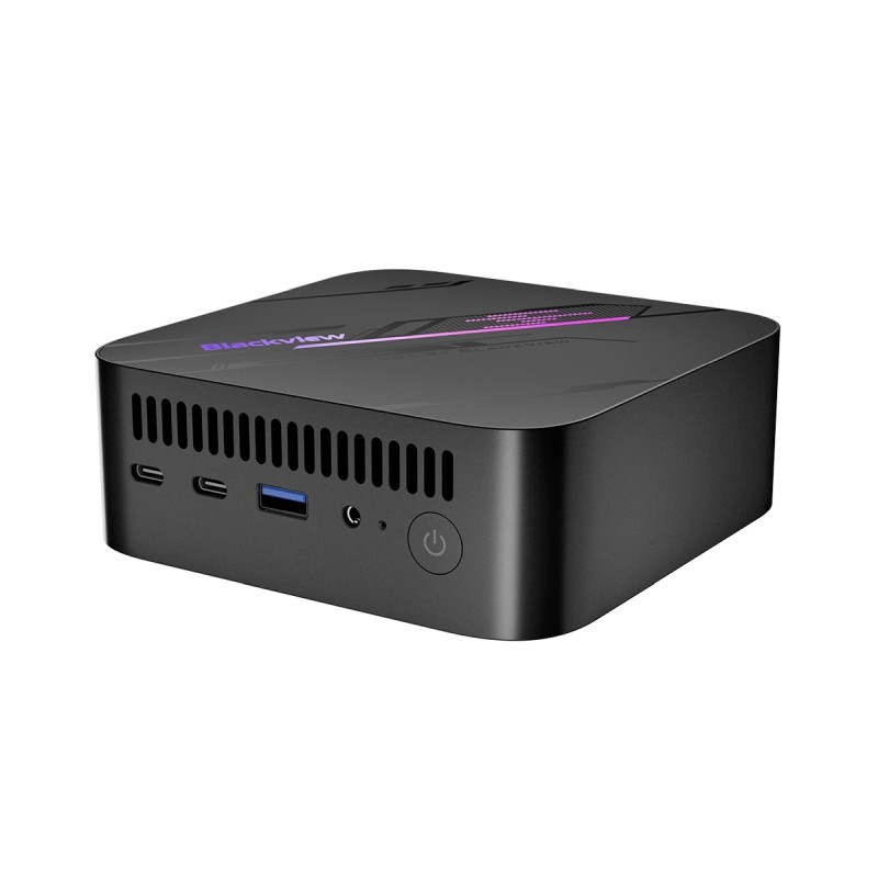 BLACKVIEW MP100 Mini PC, AMD Ryzen 7 5825U, 16GB DDR4, 512GB SSD, AMD Radeon Graphics, Wi-Fi 6, bluetooth 5.2, 1xDP, 1xHDMI, 2xUSB, 1xLAN, Win11Pro