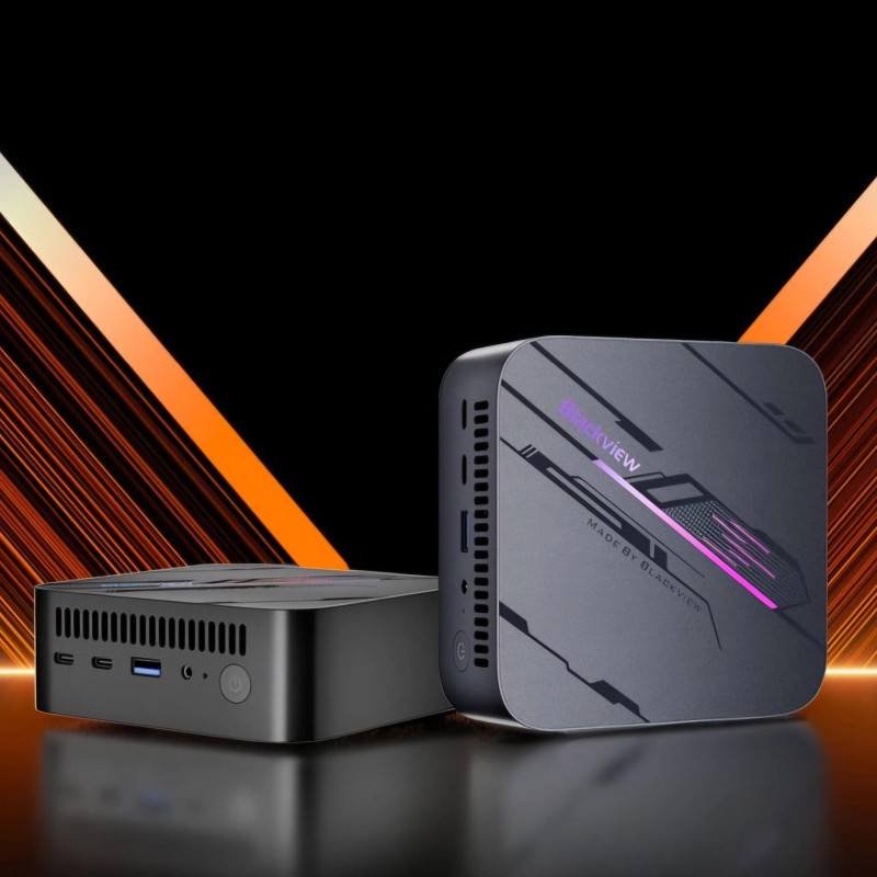 BLACKVIEW MP100 Mini PC, AMD Ryzen 7 5825U, 16GB DDR4, 512GB SSD, AMD Radeon Graphics, Wi-Fi 6, bluetooth 5.2, 1xDP, 1xHDMI, 2xUSB, 1xLAN, Win11Pro - Slika 3