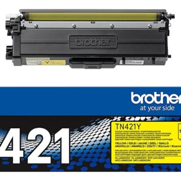 Brother TN421Y Toner Cartridge Yellow, TN421Y
