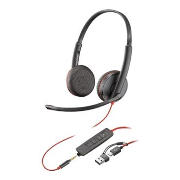 HP Poly BW 3225 USB-C HS +3,5mmP USB-C/A, 8X229AA