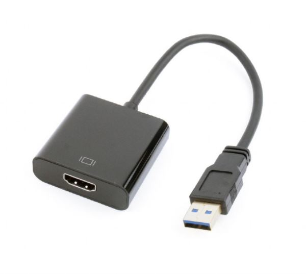Gembird USB to HDMI display adapter, black