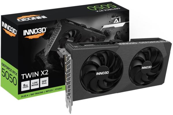 INNO3D GeForce RTX 5050 TWIN X2, 8GB GDDR6