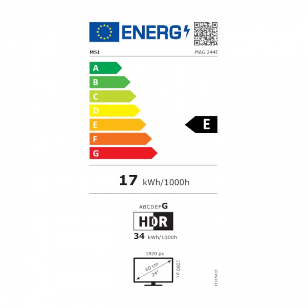 Monitor MSI MAG 244F / 23.8" / FHD / IPS / 200Hz / 0.5ms (GtG) / black - Slika 6