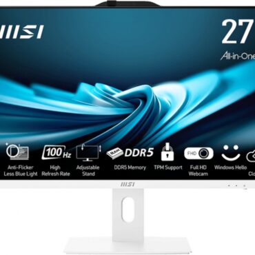 All-in-one MSI PRO AP272P 14M-882XEU i5 / 16GB / 500GB SSD / 27" FHD / NoOS / white - adjustable stand