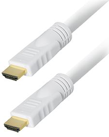 Transmedia High Speed HDMI cable with Ethernet 1m White