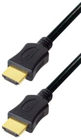 Transmedia High Speed HDMI cable with Ethernet 2m gold plugs, 4K