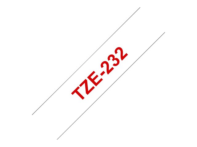 Brother TZE232 tape red/white 12mm 8m, TZE232 - Slika 3