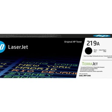 HP 219A Black Org LJ Toner Cartridge, W2190A