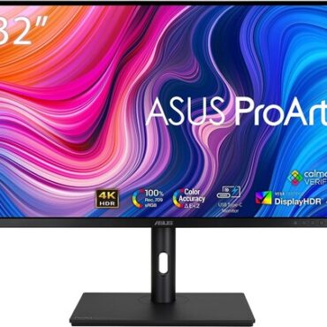 Monitor ASUS PA329CV, 31,5", 4K, USB-C, HAS, 100% sRGB