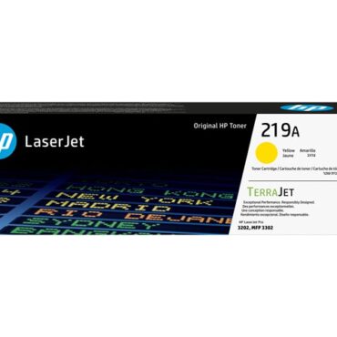 HP 219A Yellow Org LJ Toner Cartridge, W2192A