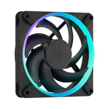 Fractal Momentum 12 RGB, ventilator, crni
