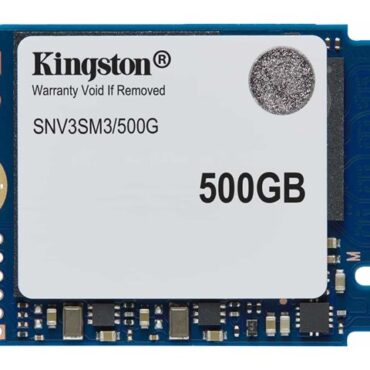 Kingston 500GB NV3 M.2 2230 PCIe 4,0, SNV3SM3/500G