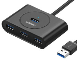 UGREEN 4-portni USB-A HUB 4xUSB-A 3.0, 1m, crni - Slika 9