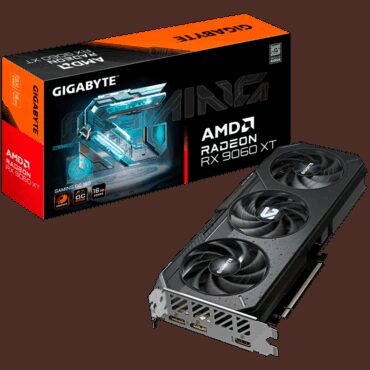 Gigabyte Video Card AMD Radeon RX 9060 XT Gaming OC 16G, GV-R9060XTGaming OC-16GD