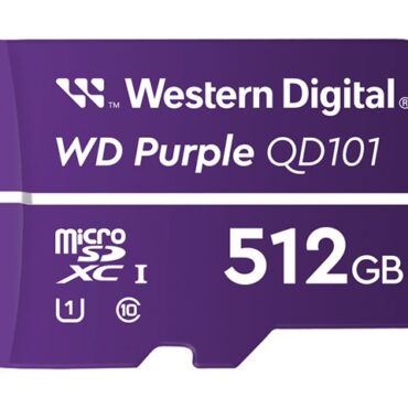WD Purple 512GB SC QD101 microSD, WDD512G1P0C-85AEL0