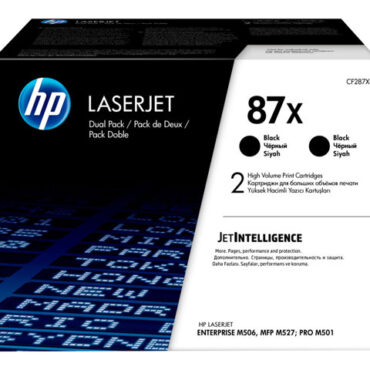 HP 87X LaserJet Toner Cartridge Black 2p, CF287XD