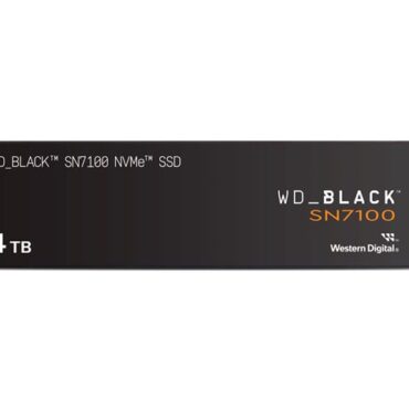 WD Black SN7100 NVMe SSD 4TB M.2 2280, WDS400T4X0E-00CJA0