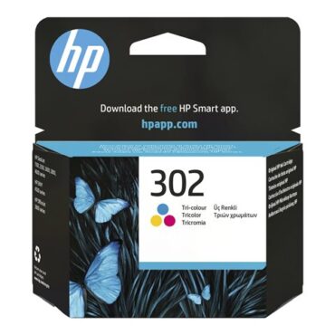 HP 302 Tri-color ink 165 pages, F6U65AE#ABE