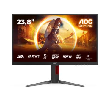 Monitor AOC 24G4HA 24", DP, 2xHDMI, HAS, 200Hz, zvuč.
