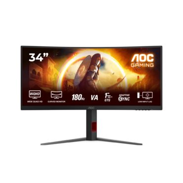 Monitor AOC LED 34", CU34G4, WQHD, VA, 180Hz, HAS,