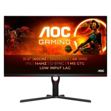 Monitor AOC LED 31,5" U32G3X,4K IPS,144hz,HDMI2.1,DP,HAS