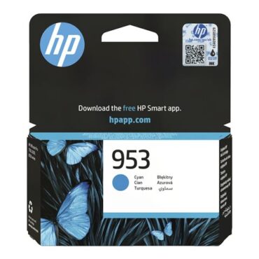 HP 953 Ink Cartridge Cyan, F6U12AE#BGX