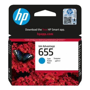 HP 655 ink cartridge cyan 600p, CZ110AE#BHK
