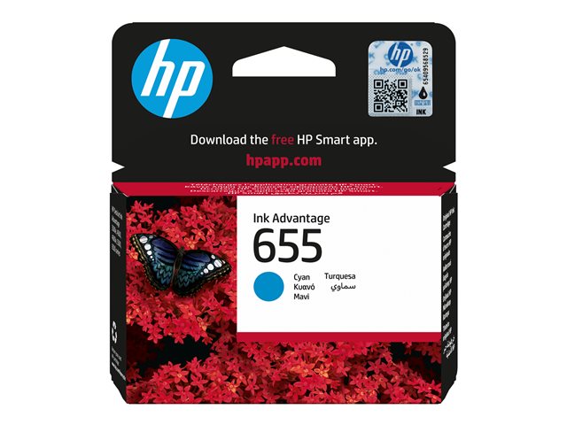 HP 655 ink cartridge cyan 600p, CZ110AE#BHK - Slika 2