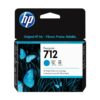 HP 712 29-ml Cyan DesignJet Ink, 3ED67A