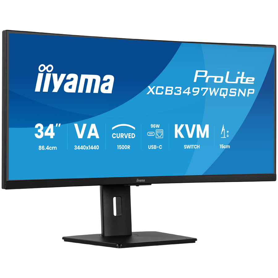 Monitor 34" UW Curved VA-panel, XCB3497WQSNP-B1 - Slika 2
