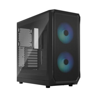 Fractal Design Focus 2 RGB Black TG Clear, FD-C-FOC2A-03