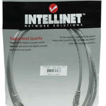 Intellinet Cat5e, CCA, U/UTP, PVC, RJ45,1.5m, sivi