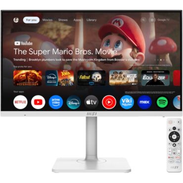 Monitor MSI Modern MD272UPSW / 27" / 4K UHD / IPS / 60Hz / 4ms (GtG) / KVM / white - adjustable stand - PD 65W