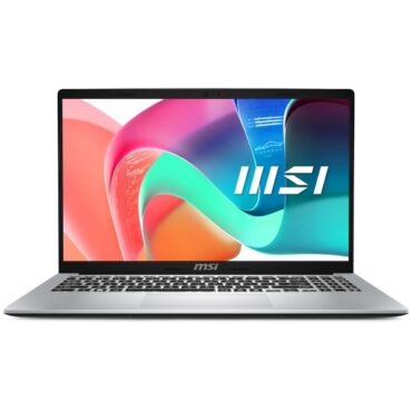 MSI Modern 15 F1MG-652XHR Intel Core 7 / 16GB / 512GB SSD / 15.6" FHD IPS-level / Intel Graphics / NoOS / silver