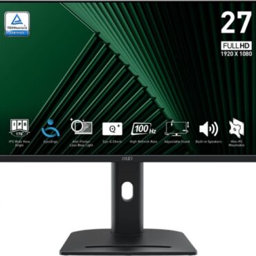 Monitor MSI PRO MP275PG E14 / 27" / FHD / IPS / 144Hz / 1ms (MPRT) / black