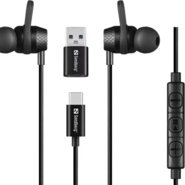 Sandberg USB-C A In-Earset with Line-Mic
