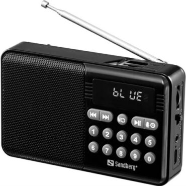 Sandberg Speaker Radio FM BT Recharge