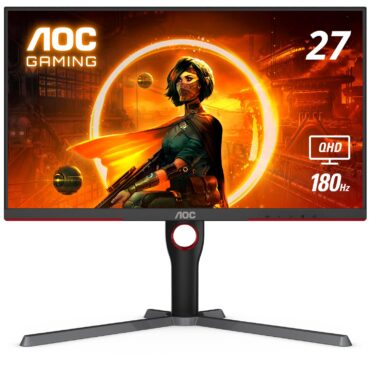 Monitor AOC Q27G3XMN 27", 2xHDMI, 2xDP, 180Hz,niniLED