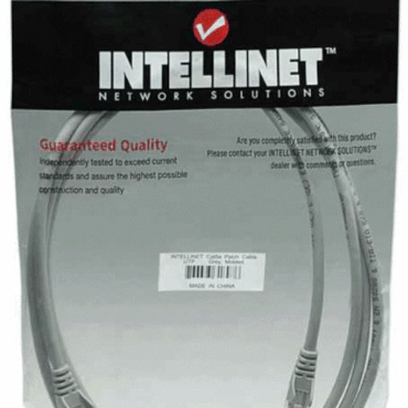 Intellinet Cat5e, CCA, U/UTP, PVC, RJ45,7.5m, sivi