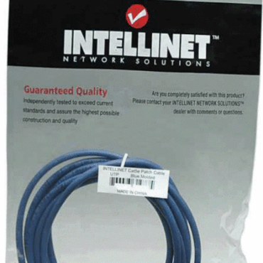 Intellinet Cat5e, CCA, U/UTP, PVC, RJ45, 15m,plavi