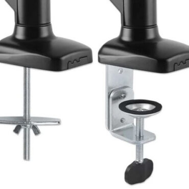 Manhattan nosač stolni monitor17"-32",2x9kg,crni